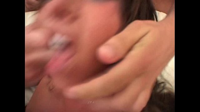 Brunette Foursome Gangbang
